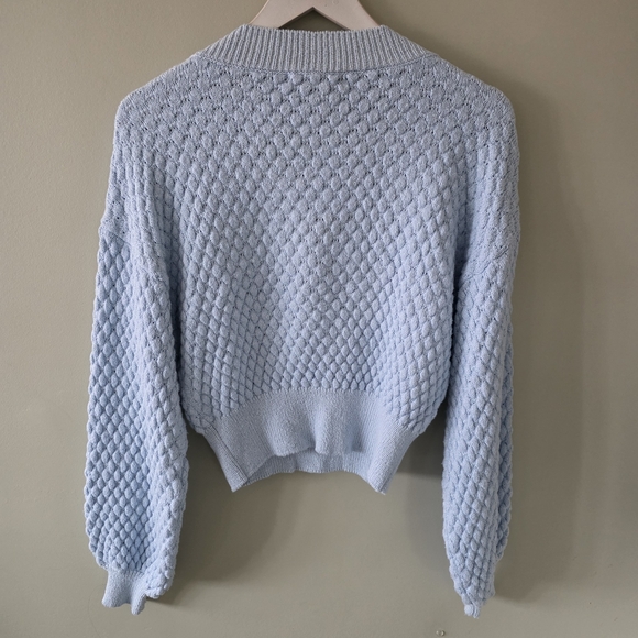 NWT Forever 21 S Y2K Romantic Coquette Girl Dainty Pastel Bobble Knit Sweater - Picture 9 of 13